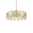 Minka Lavery Flower Child 5 Light Pendant, Ambry Gold - 2145-735