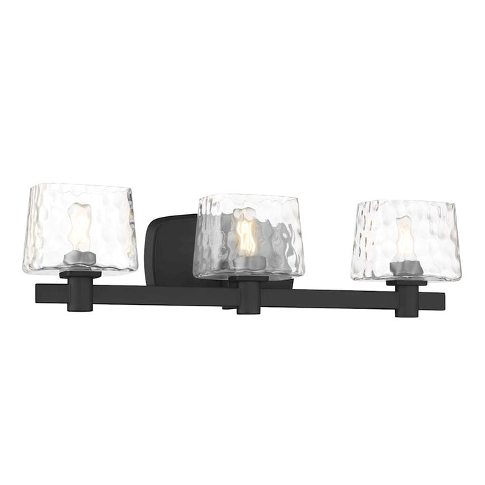 Minka Lavery Drysdale 3 Light Bath Vanity, Coal/Clear - 2233-66A