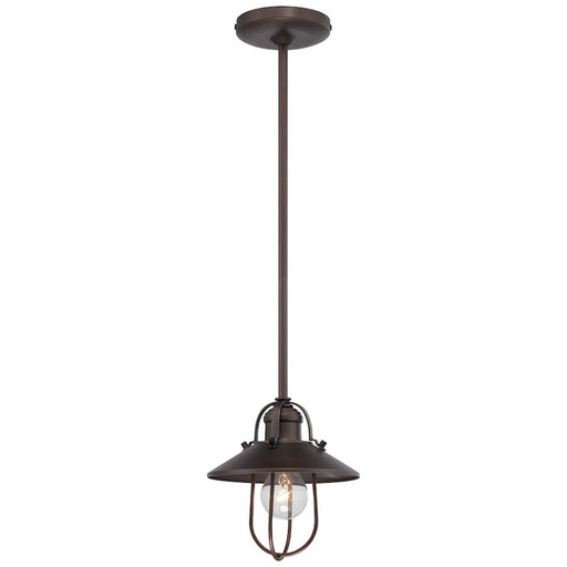 Minka Laver 8in 1-Light Pendant | Traditional Copper Bronze Patina | Kitchen Island & Accent | 8 x 8 x 8 in | Model 2250-647
