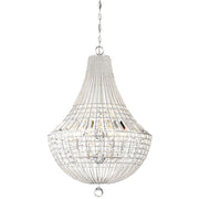 Minka Lavery Braiden 22in 1-Light Pendant | Chrome Crystal and Chrome Finish | Foyer & Living Room | 22 x 22 x 32 in | Model 2349-77