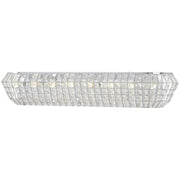 Minka Lavery Braiden 33in 8-Light Bathroom Vanity Light | Chrome Steel and Crystal | Bathroom & Powder Room | 33 x 6.5 x 6.25 in | Model 2365-77