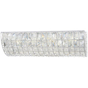 Minka Lavery Palermo 4-Light Bath Vanity Light | Chrome Crystal Transitional | Bathroom & Powder Room | 18 x 6 x 6 in | Model 2384-77