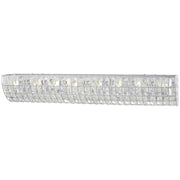 Minka Lavery Palermo 32in 8-Light Bath Vanity | Modern Chrome Steel and Crystal | Kitchen & Bathroom Vanity Light | 32 x 6 x 6 in | Model 2389-77