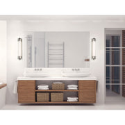 Minka Lavery LED Bath 24in 1-Light Vanity Light | Transitional Brushed Nickel and Sand Black | Bathroom Vanity | 5 x 24 x 5 in | Model 241-420-L