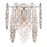 Minka Lavery Isabella'S Reign 1 Light Wall Sconce, Nickel/Clear