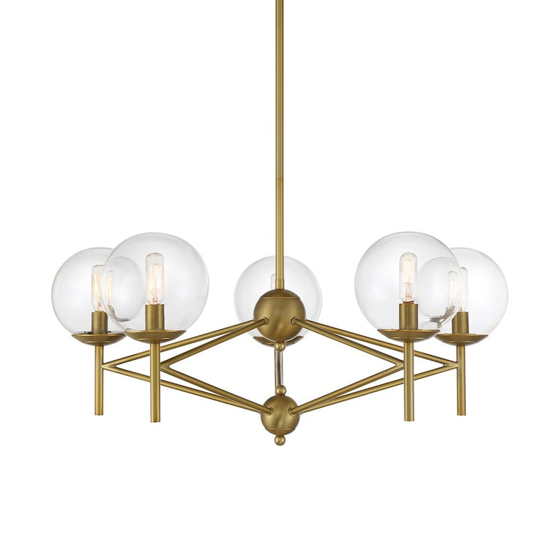 Minka Lavery Auresa 17in 3-Light Pendant | Industrial Coal and Clear Glass | Kitchen Island & Dining Room | 17 x 11 in | Model 2743-66A