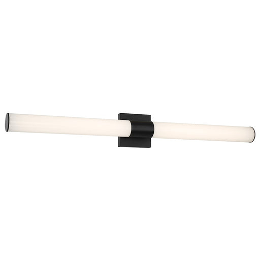 Minka Lavery 2875-66A-L 38in 1-Light Wall Sconce | Modern Coal Steel and White Acrylic | Hallway & Bathroom Accent | 2943 Lumens | Model 2875-66A-L