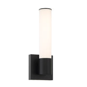 Minka Lavery 36in Round Wall Sconce | Chrome Steel and White Acrylic | Hallway & Entryway Accent | 38 x 5 in, 3.6 in Projection | Model 2875-77-L