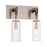 Minka Lavery Pullman Junction 2 Light Bath, Coal/Nickel/Clear