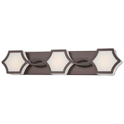 Minka Lavery Vestige 26in LED Bath Vanity Light | Transitional Harvard Court Bronze | Bathroom Vanity | 26 x 5 in | Model 2913-281-L