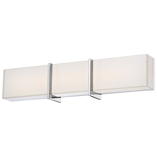 Minka Lavery High Rise Medium LED Bath Vanity Light | Transitional Chrome Finish | Bathroom Vanity | Model 2922-77-L