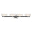 Minka Lavery Drury 4 Light LED Bath Vanity, Coal/Nickel /White