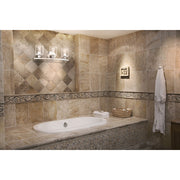 Minka Lavery Studio 5 24in 3-Light Bath Vanity Light | Polished Nickel and Clear Glass | Bathroom Vanity | 24 x 7 x 9 in | Model 3073-613