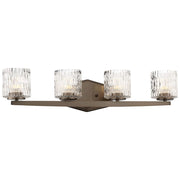 Minka Lavery Maginot 26in 4-Light LED Bath Vanity | Transitional Harvard Court Bronze | Bathroom Vanity | 26 x 26 x 6 in | Model 3084-281-L