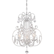 Minka Lavery Vintage Silver 3-Light Mini Chandelier | Traditional Vintage Silver Finish | Dining Room & Entryway | Model 3153-599