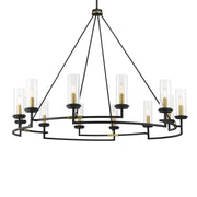Minka Lavery Hillstone 6in 1-Light Wall Sconce | Industrial Sand Coal and Soft Brass Steel & Glass | Entryway & Bathroom | Model 3201-781
