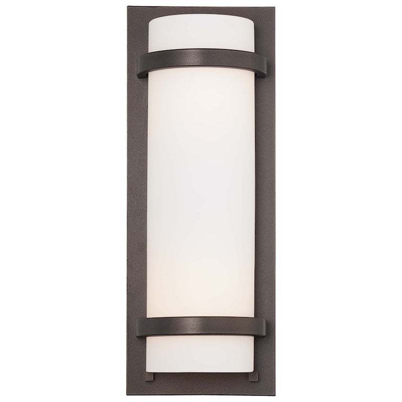 Minka Lavery 2-Light Wall Sconce | Transitional Smoked Iron Finish | Hallway & Bedroom Accent Light | 6 x 4 x 17 in | Model 341-172