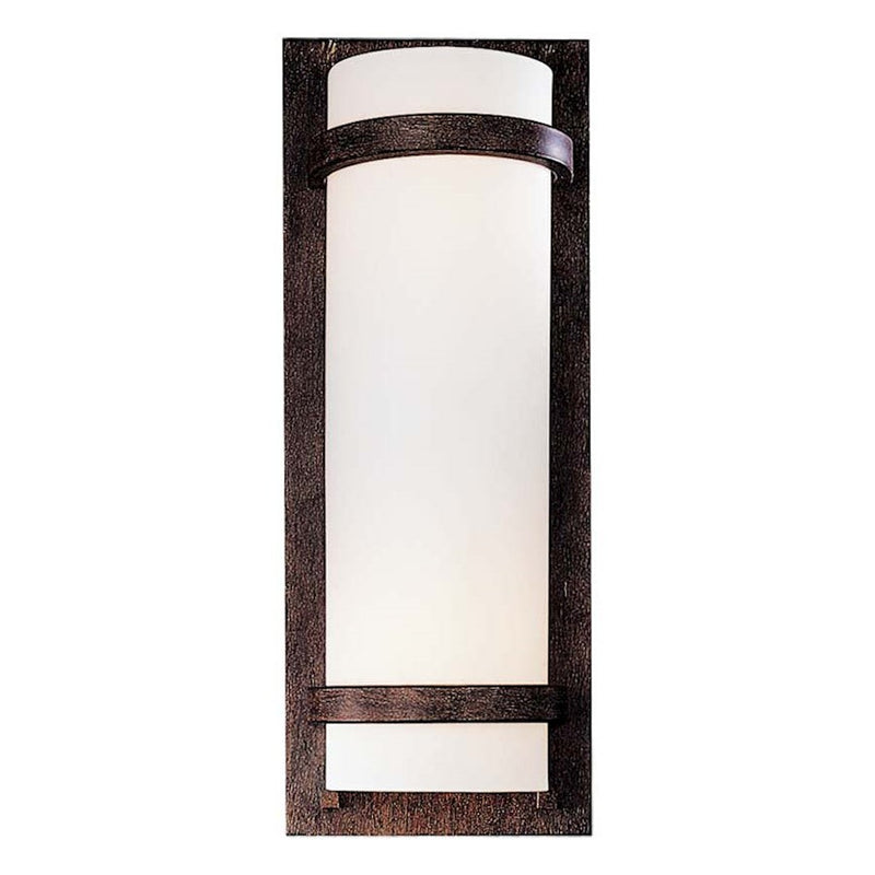 Minka Lavery 2-Light Wall Sconce | Iron Oxide Finish | Contemporary Hallway & Living Room Accent | 6 x 4 x 17 in | Model 341-357