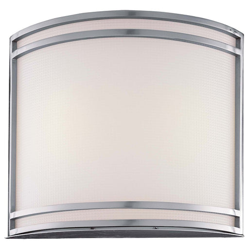 Minka Lavery 2-Light Wall Sconce | Brushed Nickel Steel | Living Room & Hallway Accent | 12 x 4 x 10 in | Model 368-PL