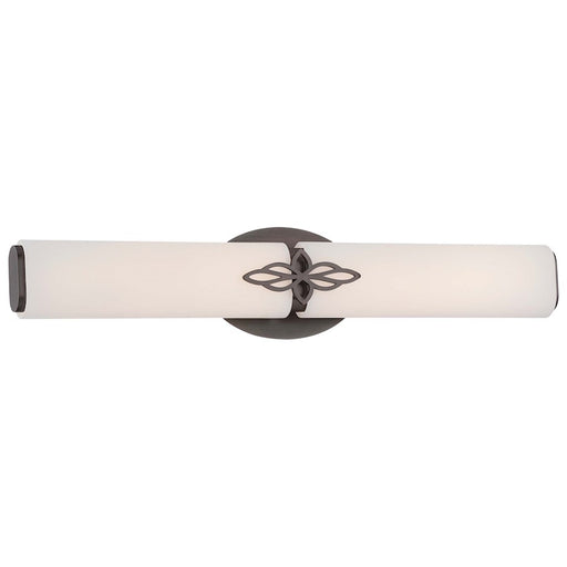 Minka Lavery Bel Air Park LED Bath | Transitional Dark Brushed Bronze | Bathroom Vanity Light | 26 x 3 x 5 in | Model 375-267-L