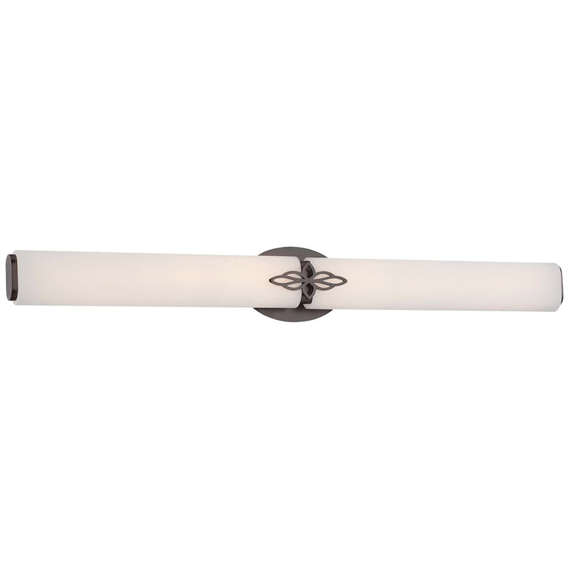 Minka Lavery Bel Air Park 2-Light LED Bath Vanity Light | Transitional Dark Brushed Bronze | Bathroom Vanity & Powder Room | Model 376-267-L
