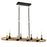 Minka Lavery Windward Passage 8 Light Island Light, Coal/Soft Brass