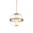 Minka Lavery Divinely 1Lt LED Pendant, Celeste Brass/Clear - 3885-776-L