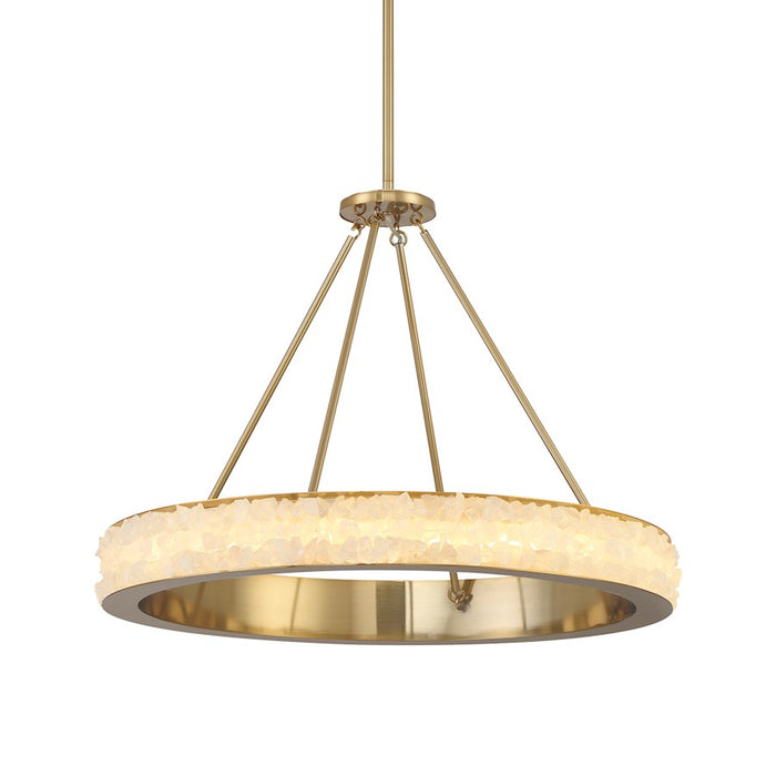 Minka Lavery Divinely 1Lt LED Chandelier, Celeste Brass/Etched - 3887-776-L