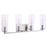 Minka Lavery Acacia 4 Light Bath Vanity, Brushed Nickel/Clear