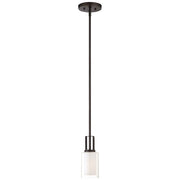 Minka Lavery Parsons Studio 4in 1-Light Mini Pendant | Transitional Brushed Nickel and Smoked Iron Glass | Kitchen Island & | Model 4101-172
