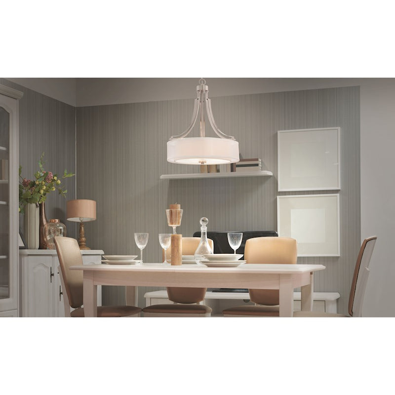 Minka Lavery Parsons Studio 20in 3-Light Pendant | Transitional Smoked Iron | Kitchen Island & Dining Room | 20 x 20 x 24 in | Model 4104-172