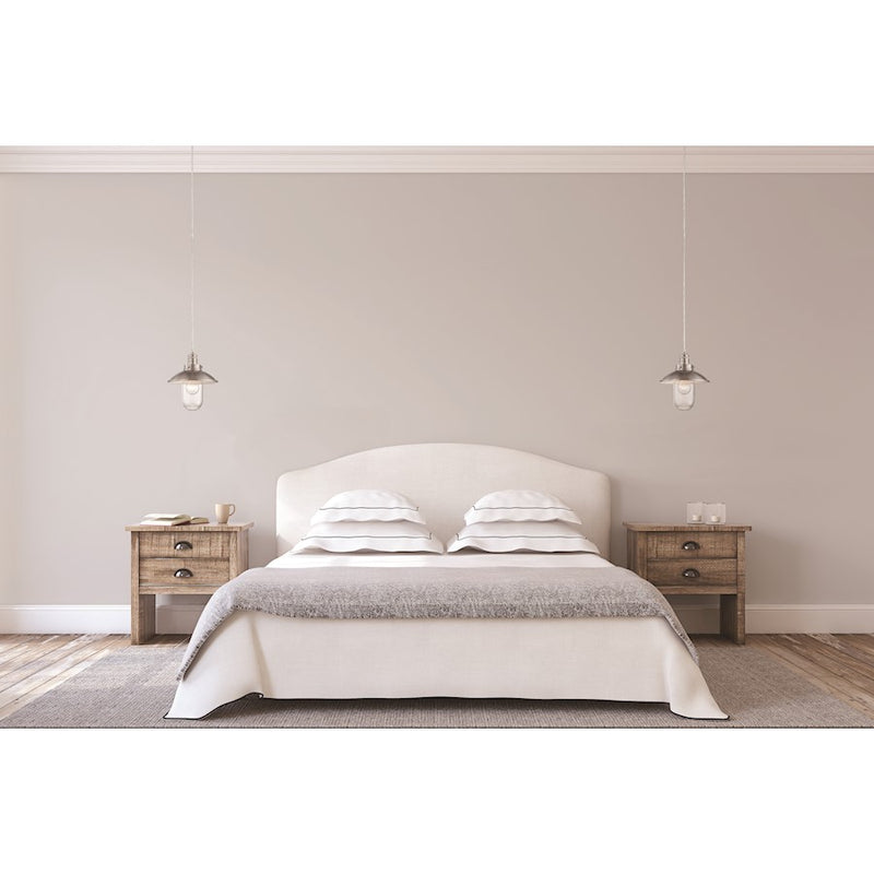 Minka Lavery Downtown Edison 1-Light Mini Pendant | Industrial Brushed Nickel Metal | Kitchen Island & Dining Room | Model 4130-84