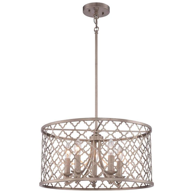 Minka Lavery 20in 5-Light Pendant | Transitional Champagne Gold | Kitchen Island & Dining Room | 20 x 20 x 10 in | Model 4165-584