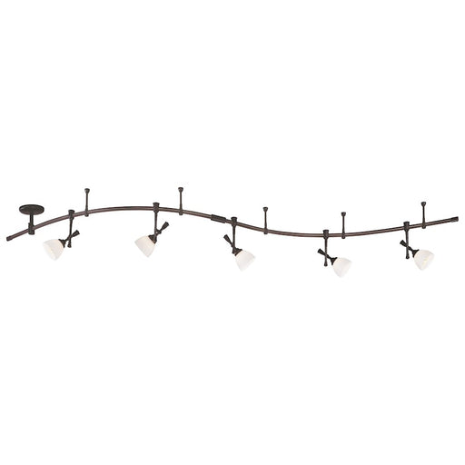 Minka Lavery 4215 192in 5-Light Track Lighting Kit | Contemporary Sable Bronze Patina | Living Room & Hallway | 192 x 12 in | Model 4215-467