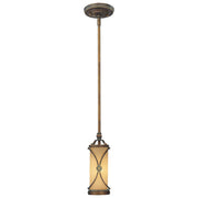Minka Lavery Atterbury 1-Light Mini Pendant | Traditional Deep Flax Bronze | Kitchen Island & Dining Room Accent | 5 x 5 x 11 in | Model 4231-288