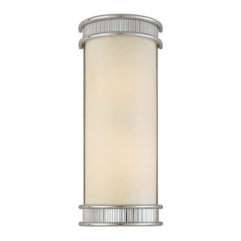 Minka Lavery 2-Light Wall Sconce | Contemporary Chrome | Bathroom Vanity & Hallway Accent | 6 x 4 x 15 in | Model 4282-77