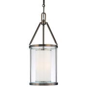 Minka Lavery Harvard Court 12in 3-Light Pendant | Traditional Bronze Plated Metal | Kitchen Island & Dining Room | 12 x 12 x 27 in | Model 4367-281