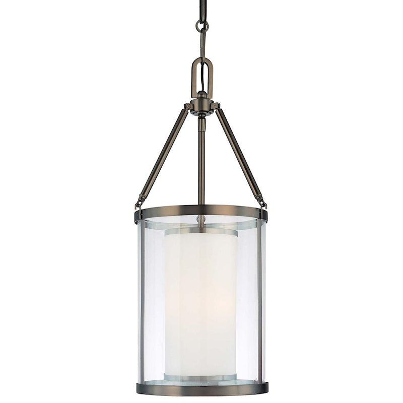 Minka Lavery Harvard Court 12in 3-Light Pendant | Traditional Bronze Plated Metal | Kitchen Island & Dining Room | 12 x 12 x 27 in | Model 4367-281