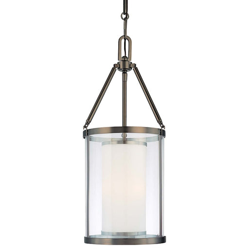 Minka Lavery Harvard Court 12in 3-Light Pendant | Traditional Bronze Plated Metal | Kitchen Island & Dining Room | 12 x 12 x 27 in | Model 4367-281