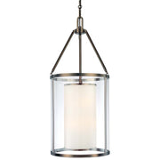Minka Lavery Harvard Court 17in 6-Light Pendant | Traditional Bronze Plated Metal | Dining Room & Great Room | 17 x 17 x 37 in | Model 4368-281