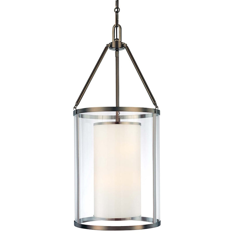 Minka Lavery Harvard Court 17in 6-Light Pendant | Traditional Bronze Plated Metal | Dining Room & Great Room | 17 x 17 x 37 in | Model 4368-281