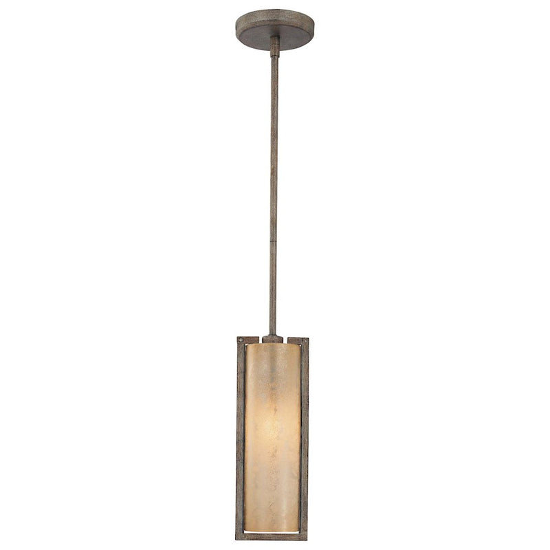 Minka Lavery Clarte 5in 1-Light Mini Pendant | Contemporary Patina Iron | Kitchen Island & Breakfast Bar | 5 x 4 x 13 in | Model 4391-573