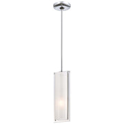 Minka Lavery Clarte 5in 1-Light Mini Pendant | Contemporary Chrome | Kitchen Island & Breakfast Bar | 5 x 4 x 14 in | Model 4391-77