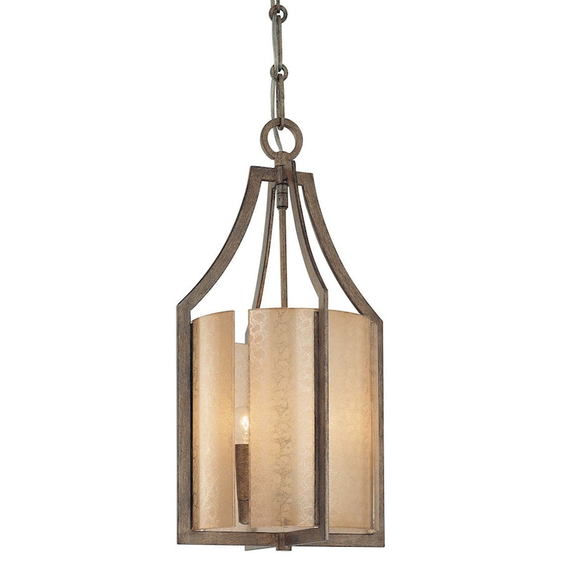 Minka Lavery Clarte 12in 3-Light Pendant | Contemporary Patina Iron | Kitchen Island & Dining Room | 12 x 12 x 23 in | Model 4392-573