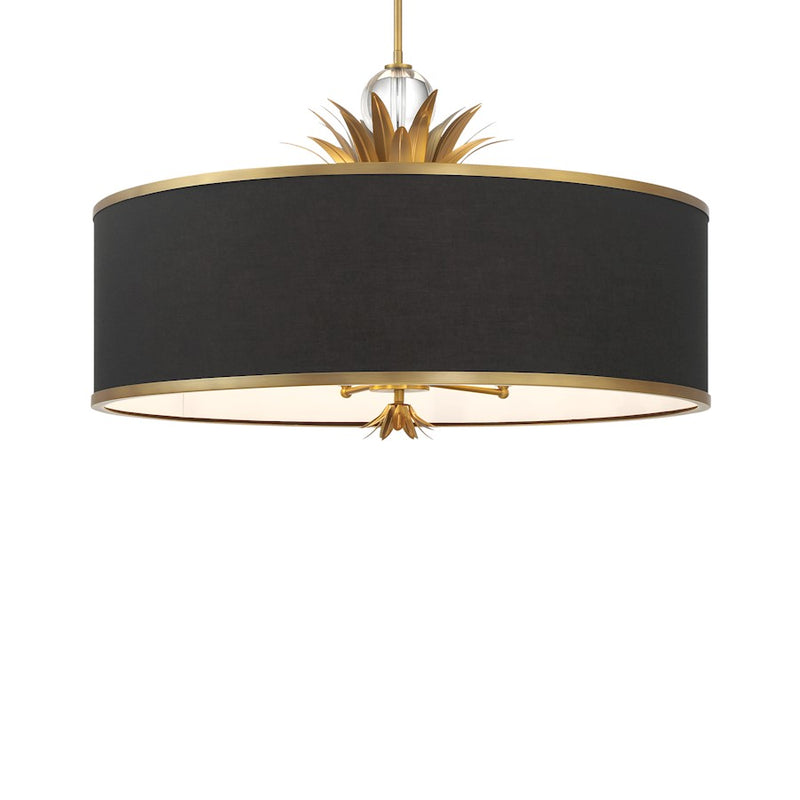 Minka Lavery Caprio 2-Light Wall Sconce | Modern Natural Brushed Brass Steel and Black/White Fabric Shade | Living Room & Bedroom | Model 4582-672