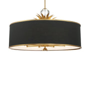 Minka Lavery Caprio 2-Light Wall Sconce | Modern Natural Brushed Brass Steel and Black/White Fabric Shade | Living Room & Bedroom | Model 4582-672