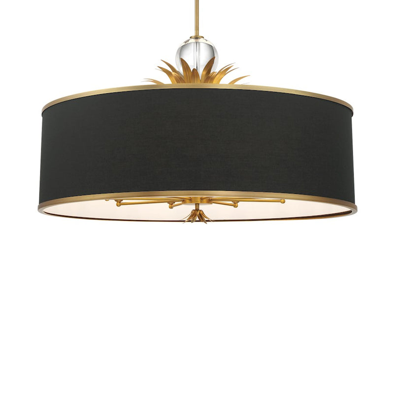 Minka Lavery Caprio 2-Light Wall Sconce | Modern Natural Brushed Brass Steel and Black/White Fabric Shade | Living Room & Bedroom | Model 4582-672
