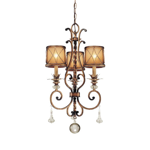 Minka Lavery Aston Court 17in 3-Light Mini Chandelier | Traditional Aston Court Bronze | Dining Room & Entryway | 17 x 17 x 30 in | Model 4753-206