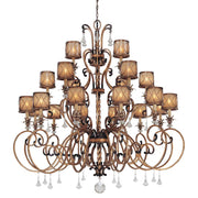 Minka Lavery Aston Court 59in 21-Light Chandelier | Traditional Aston Court Bronze | Grand Foyer & Ballroom | 59 x 59 x 60 in | Model 4759-206