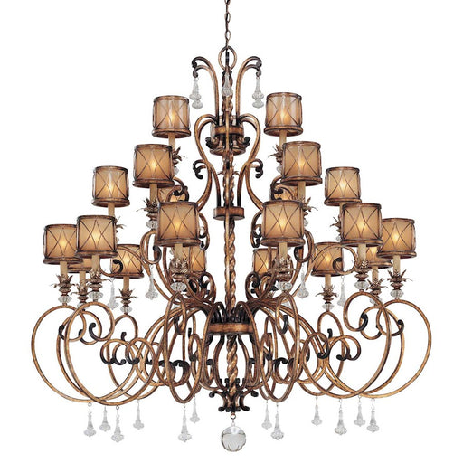 Minka Lavery Aston Court 59in 21-Light Chandelier | Traditional Aston Court Bronze | Grand Foyer & Ballroom | 59 x 59 x 60 in | Model 4759-206